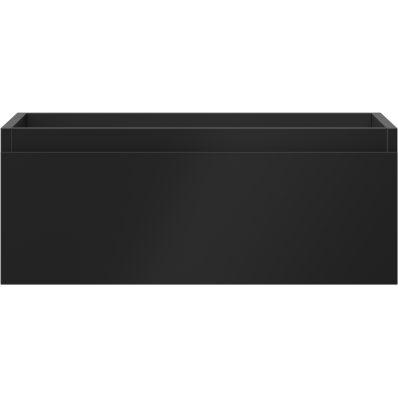 Mexen Orio vonios spintelė po praustuvu 60 cm, 1 stalčius, juoda matinė - 91A10-06023-1-BF71