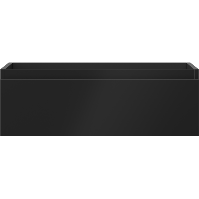 Mexen Orio vonios spintelė po praustuvu 70 cm, 1 stalčius, juoda matinė - 91A10-07023-1-BF71