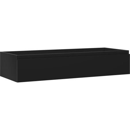 Mexen Orio vonios kambario spintelė po praustuvu 120 cm, 1 stalčius, juoda matinė - 91A10-12023-1-BF71