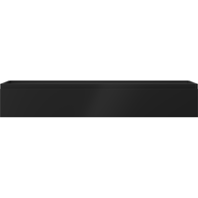 Mexen Orio vonios spintelė po praustuvu 140 cm, 1 stalčius, juoda matinė - 91A10-14023-1-BF71