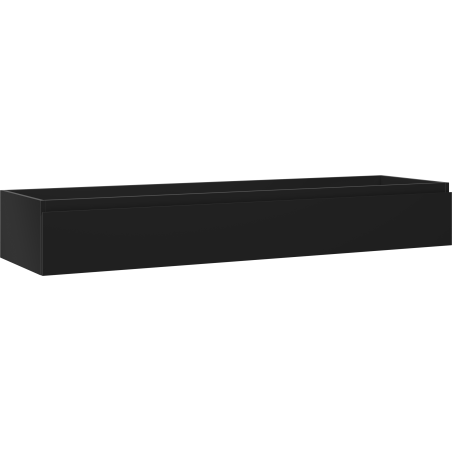 Mexen Orio vonios kambario spintelė po praustuvu 160 cm, 1 stalčius, juoda matinė - 91A10-16023-1-BF71