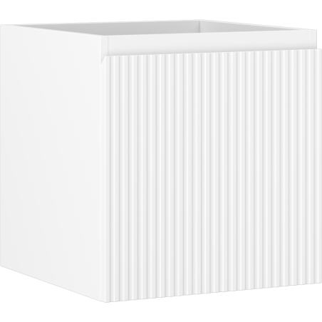 Mexen Rivel vonios kambario spintele 45 cm, 1 stalčius, rifliuota, balta matinė - 91A20-04547-1-BF01