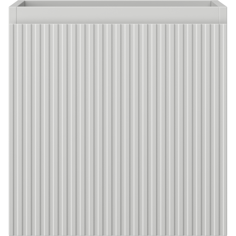 Mexen Rivel vonios spintelė po praustuvu 45 cm, 1 stalčius, rifliuota, pilka matinė - 91A20-04547-1-BF62