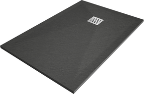Mexen Stone+ stačiakampė kompozitinė dušo padėklas 100 x 90 cm, antracitas - 44719010 Mexen Stone+ stačiakampė kompozitinė dušo padėklas 100 x 90 cm, antracitas - 44719010