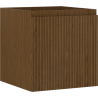 Mexen Rivel vonios spintelė po praustuvu 45 cm, 1 stalčius, rifliuota, riešutas - 91A20-04547-1-BF86