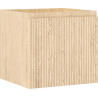 Mexen Rivel vonios kambario spintelė po kriaukle 50 cm, 1 stalčius, rifliuota, ąžuolas - 91A20-05047-1-BF81