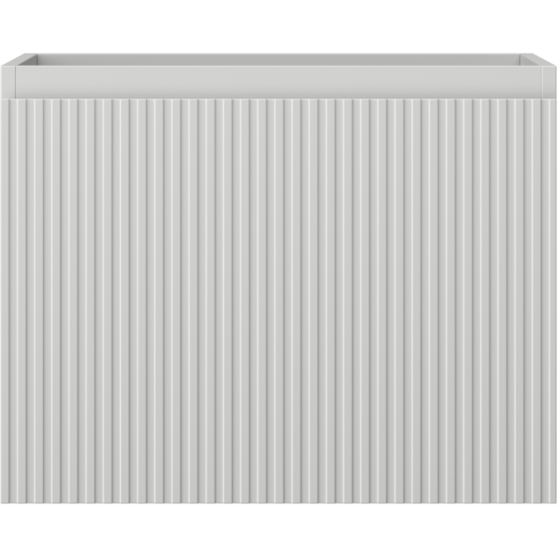 Mexen Rivel vonios spintelė po praustuvu 60 cm, 1 stalčius, su grioveliais, pilkai matinė - 91A20-06047-1-BF62