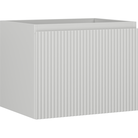 Mexen Rivel vonios spintelė po praustuvu 60 cm, 1 stalčius, su grioveliais, pilkai matinė - 91A20-06047-1-BF62