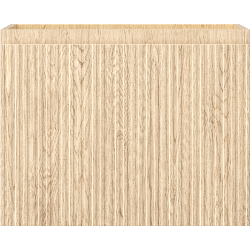 Mexen Rivel vonios kambario spintelė po praustuvu 60 cm, 1 stalčius, rifliuota, ąžuolas - 91A20-06047-1-BF81