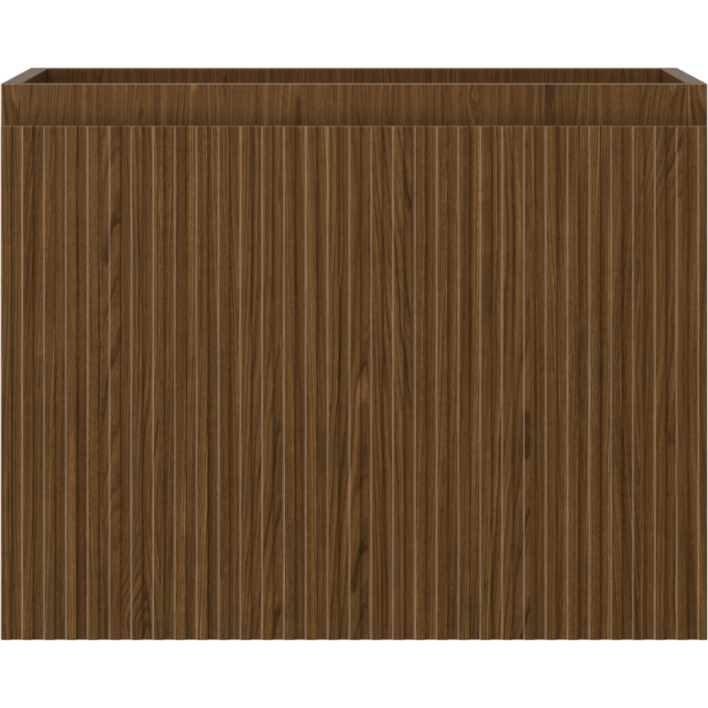 Mexen Rivel vonios spintelė po praustuvu 60 cm, 1 stalčius, rifliuotas, riešutas - 91A20-06047-1-BF86