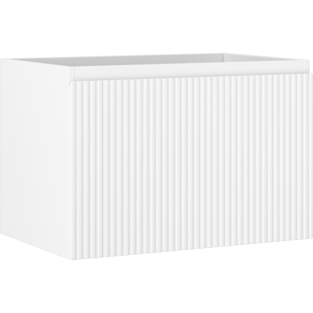 Mexen Rivel vonios spintelė po praustuvu 70 cm, 1 stalčius, grioveliais, balta matinė - 91A20-07047-1-BF01