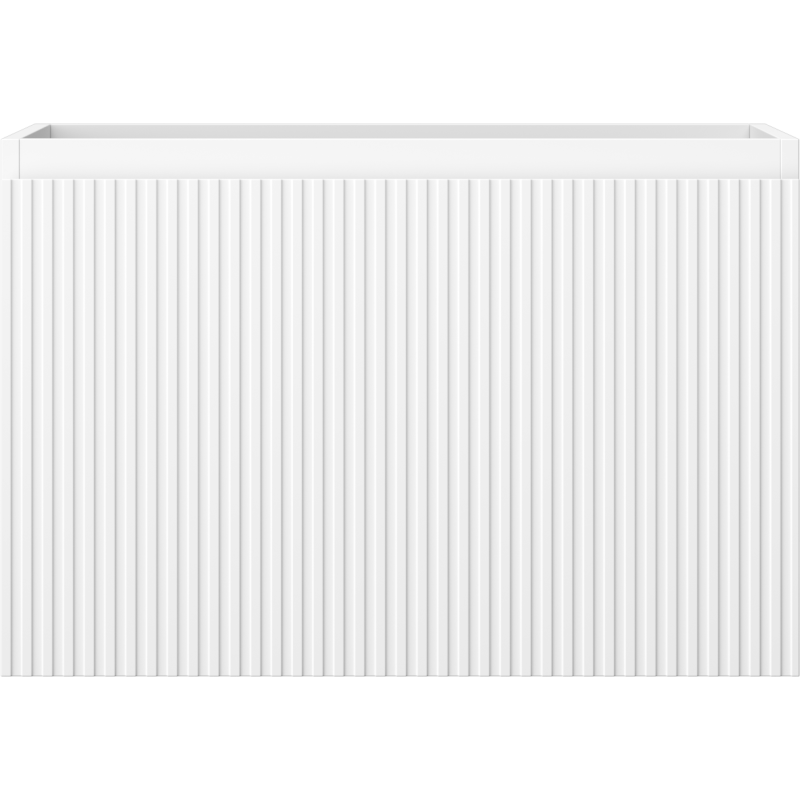 Mexen Rivel vonios spintelė po praustuvu 70 cm, 1 stalčius, grioveliais, balta matinė - 91A20-07047-1-BF01