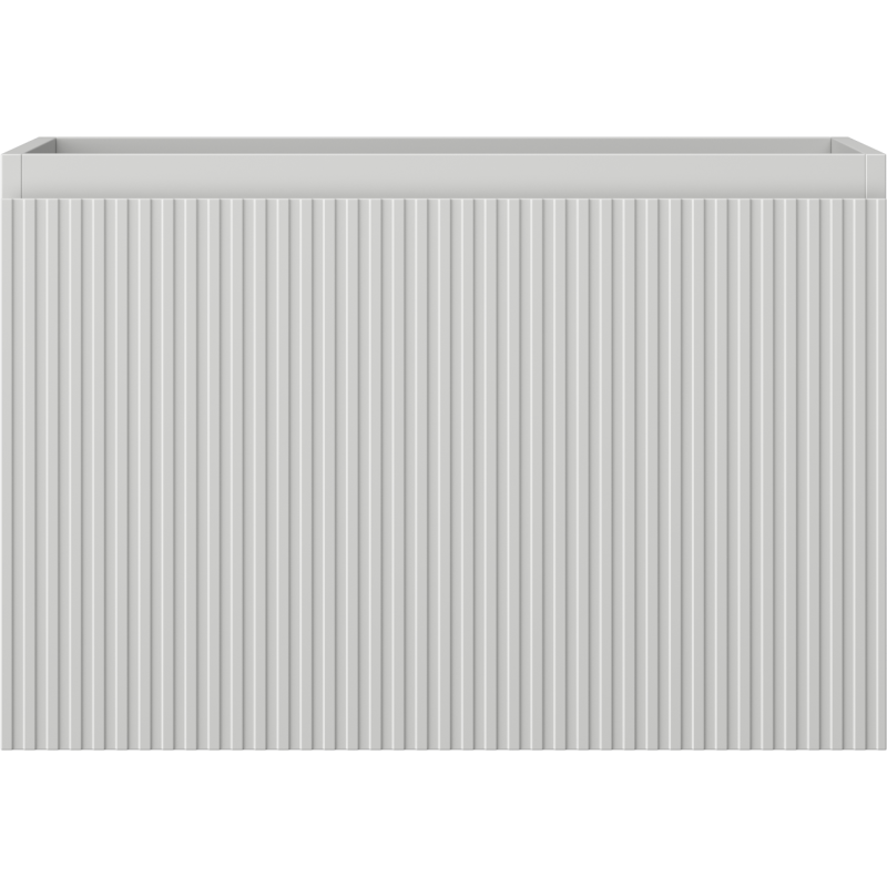 Mexen Rivel vonios kambario spintelė po praustuvu 70 cm, 1 stalčius, grioveliuota, pilka matinė - 91A20-07047-1-BF62