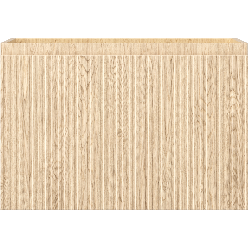 Mexen Rivel vonios kambario spintelė po praustuvu 70 cm, 1 stalčius, banguotas, ąžuolas - 91A20-07047-1-BF81