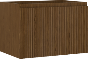 Mexen Rivel vonios spintelė po praustuvu 70 cm, 1 stalčius, grioveliuotas, riešutas - 91A20-07047-1-BF86