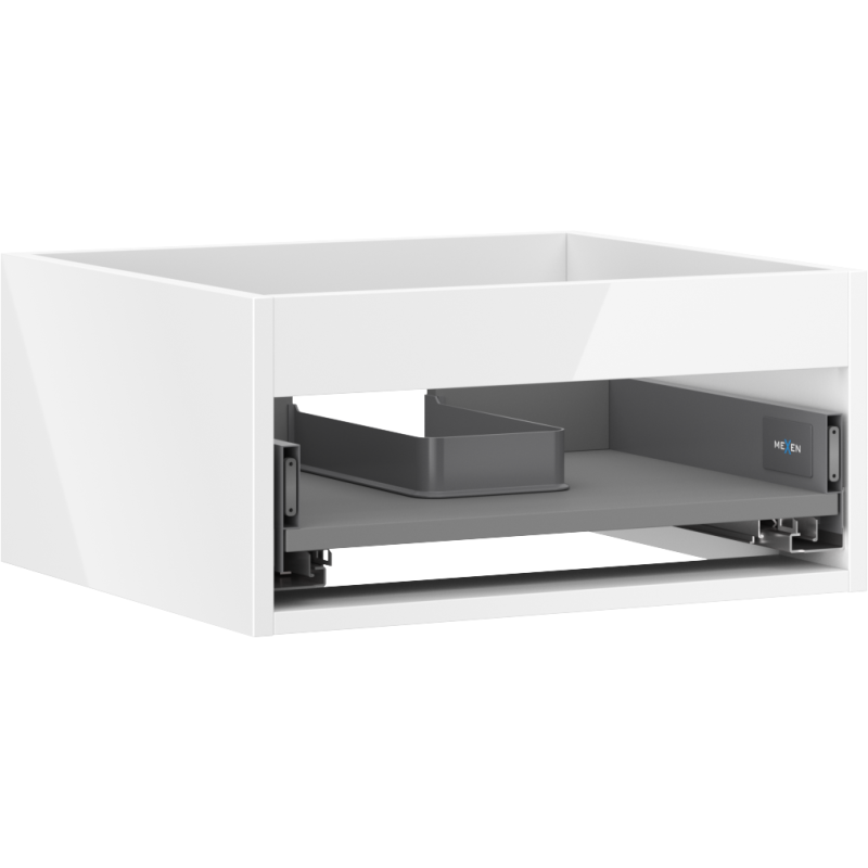 Mexen Box-A spintelės korpusas po praustuvu 50 cm, 1 stalčius, baltas blizgus - 91AX0-0500-235-1-00