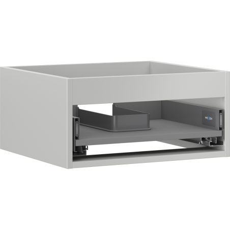 Mexen Box-A spintelės korpusas po praustuvu 50 cm, 1 stalčius, pilkas matinis - 91AX0-0500-235-1-62