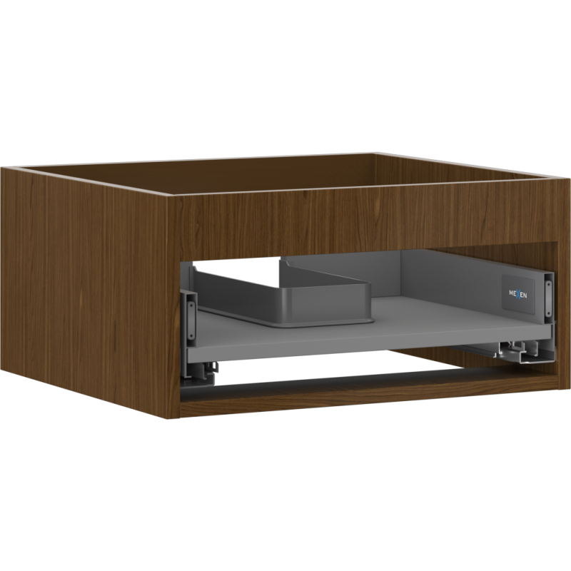Mexen Box-A spintelės korpusas 50 cm, 1 stalčius, riešutas - 91AX0-0500-235-1-86