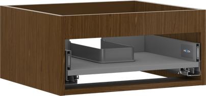 Mexen Box-A spintelės korpusas 50 cm, 1 stalčius, riešutas - 91AX0-0500-235-1-86