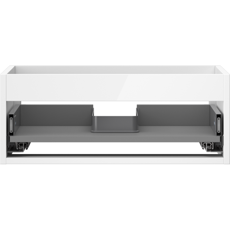 Mexen Box-A spintelės po praustuvu korpusas 60 cm, 1 stalčius, blizgus baltas - 91AX0-0600-235-1-00