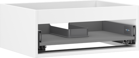 Mexen Box-A spintelės korpusas po kriaukle 60 cm, 1 stalčius, balta matinė - 91AX0-0600-235-1-01