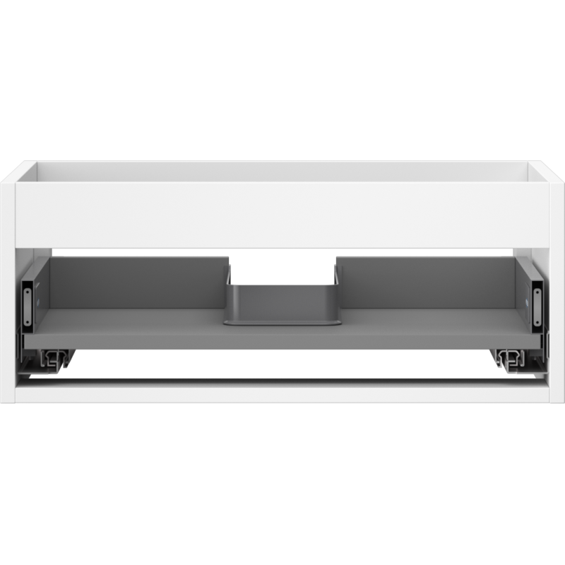 Mexen Box-A spintelės korpusas po kriaukle 60 cm, 1 stalčius, balta matinė - 91AX0-0600-235-1-01