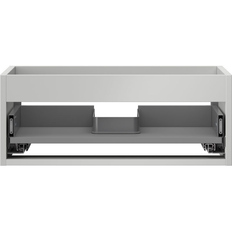 Mexen Box-A spintelės korpusas po praustuvu 60 cm, 1 stalčius, pilka matinė - 91AX0-0600-235-1-62