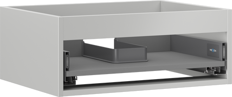 Mexen Box-A spintelės korpusas po praustuvu 60 cm, 1 stalčius, pilka matinė - 91AX0-0600-235-1-62