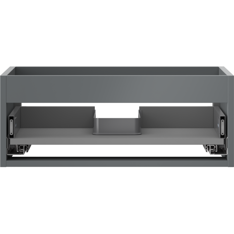 Mexen Box-A korpus po praustuvo spintele 60 cm, 1 stalčius, matinė grafito - 91AX0-0600-235-1-66