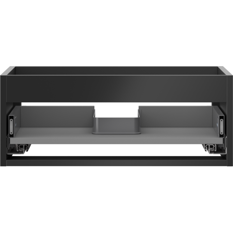 Mexen Box-A spintelės korpusas po praustuvu 60 cm, 1 stalčius, juodas matinis - 91AX0-0600-235-1-71