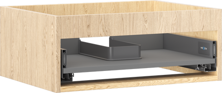 Mexen Box-A spintelės korpusas 60 cm, 1 stalčius, ąžuolas - 91AX0-0600-235-1-81