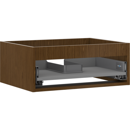 Mexen Box-A spintelės korpusas po praustuvu 60 cm, 1 stalčius, riešutas - 91AX0-0600-235-1-86