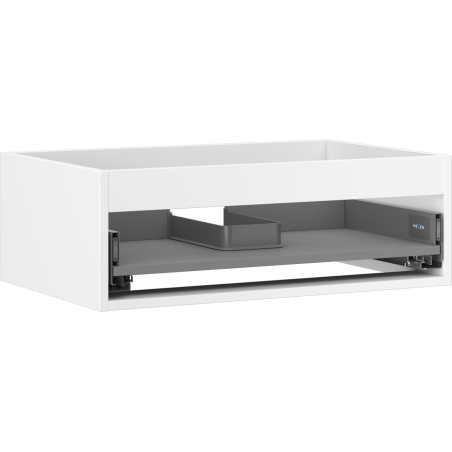 Mexen Box-A korpus pakabinamosios spintelės korpusas 70 cm, 1 stalčius, baltas matinis - 91AX0-0700-235-1-01