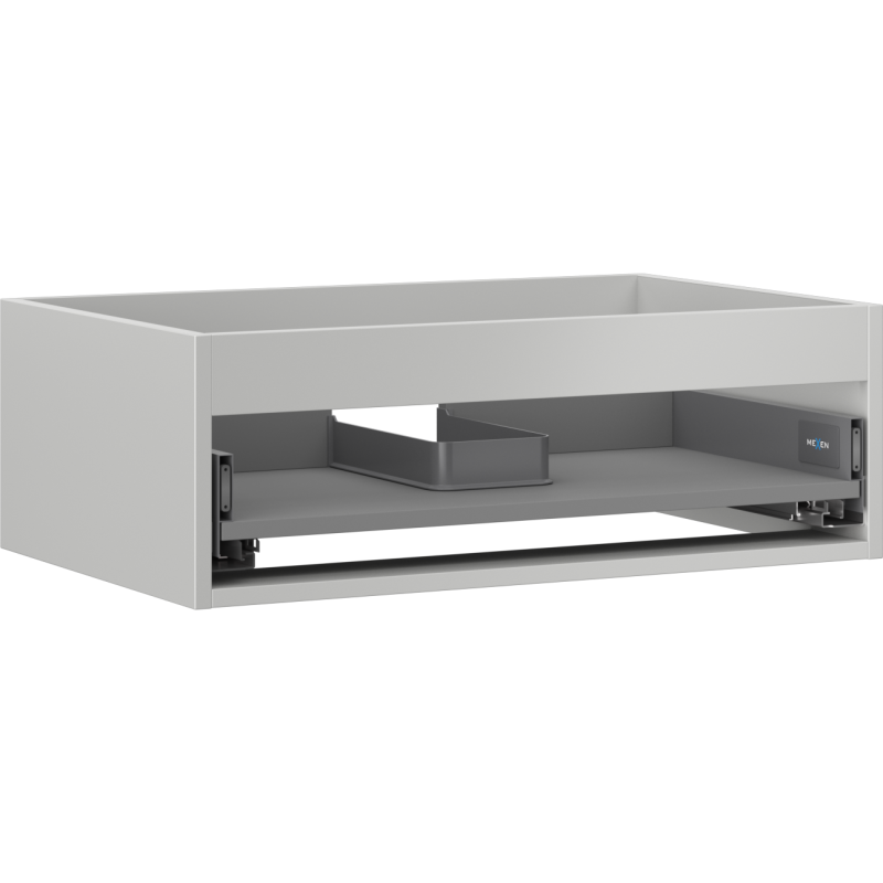 Mexen Box-A praustuvo spintelės korpusas 70 cm, 1 stalčius, pilkas matinis - 91AX0-0700-235-1-62