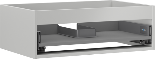 Mexen Box-A praustuvo spintelės korpusas 70 cm, 1 stalčius, pilkas matinis - 91AX0-0700-235-1-62