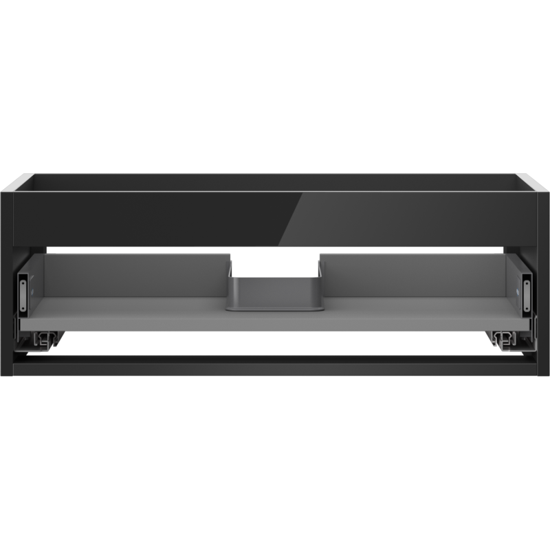 Mexen Box-A vonios spintelės korpusas 70 cm, 1 stalčius, juoda blizgi - 91AX0-0700-235-1-70