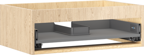 Mexen Box-A spintelės korpusas po praustuvu 70 cm, 1 stalčius, ąžuolas - 91AX0-0700-235-1-81