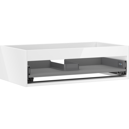 Mexen Box-A korpus praustuvo spintelė 80 cm, 1 stalčius, blizgus baltas - 91AX0-0800-235-1-00