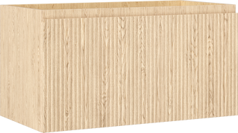 Mexen Rivel vonios kambario spintelė po praustuvu 90 cm, 1 stalčius, rifliuota, ąžuolas - 91A20-09047-1-BF81