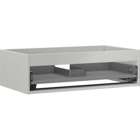 Mexen Box-A vonios kambario spintelės korpusas 80 cm, 1 stalčius, pilkas matinis - 91AX0-0800-235-1-62