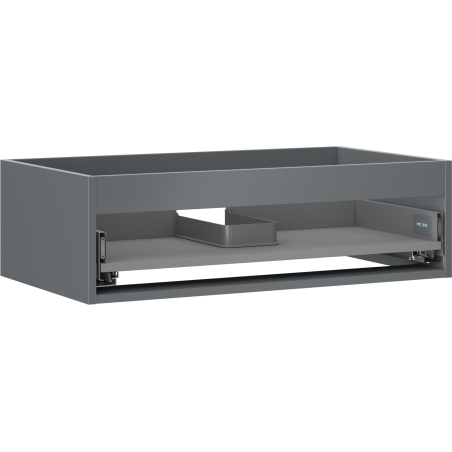 Mexen Box-A praustuvo spintelės korpusas 80 cm, 1 stalčius, grafito matinis - 91AX0-0800-235-1-66