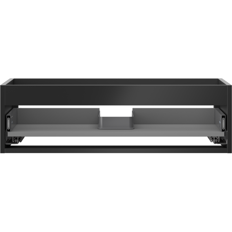 Mexen Box-A vonios spintelės korpusas 80 cm, 1 stalčius, juodas matinis - 91AX0-0800-235-1-71