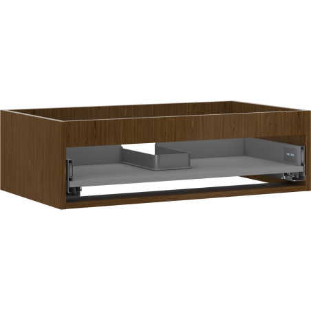 Mexen Box-A spintelės po praustuvu korpusas 80 cm, 1 stalčius, riešutas - 91AX0-0800-235-1-86