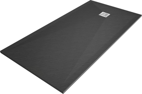 Mexen Stone+ stačiakampis kompozitinis dušo padėklas 160 x 90 cm, antracitas - 44719016