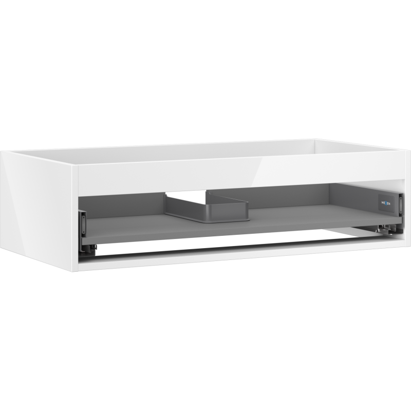 Mexen Box-A spintelės korpusas po praustuvu 90 cm, 1 stalčius, baltas blizgus - 91AX0-0900-235-1-00