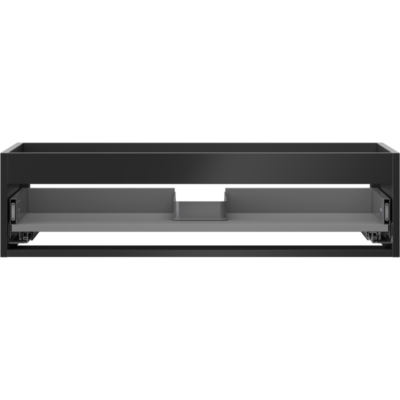 Mexen Box-A praustuvo spintelės korpusas 90 cm, 1 stalčius, juodas matinis - 91AX0-0900-235-1-71