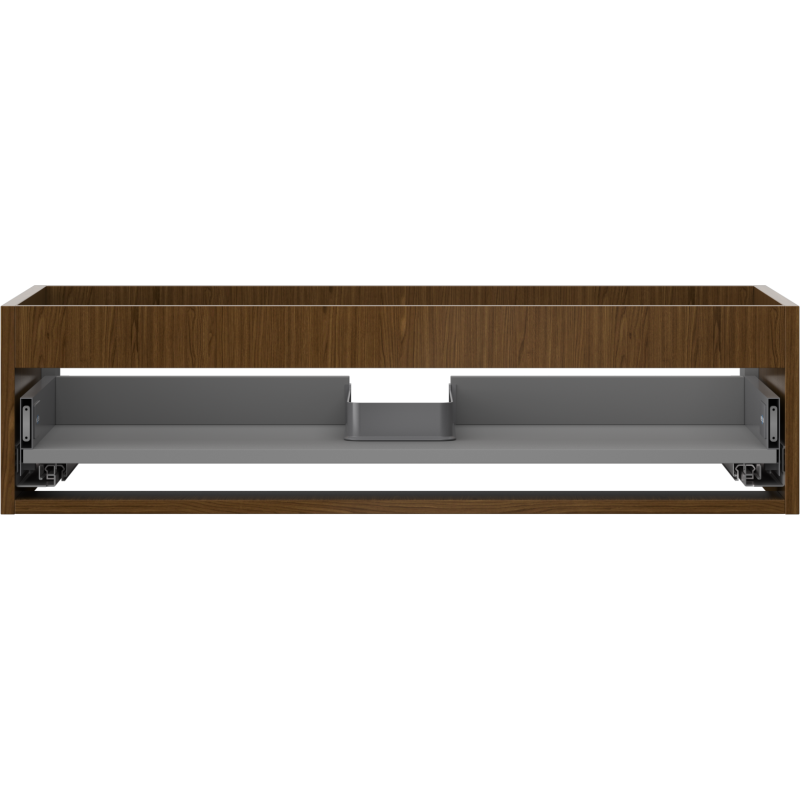 Mexen Box-A apatinės spintelės korpusas po praustuvu 90 cm, 1 stalčius, riešutmedis - 91AX0-0900-235-1-86