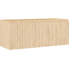 Mexen Rivel vonios kambario spintelė po kriaukle 120 cm, 1 stalčius, rifliuota, ąžuolas - 91A20-12047-1-BF81
