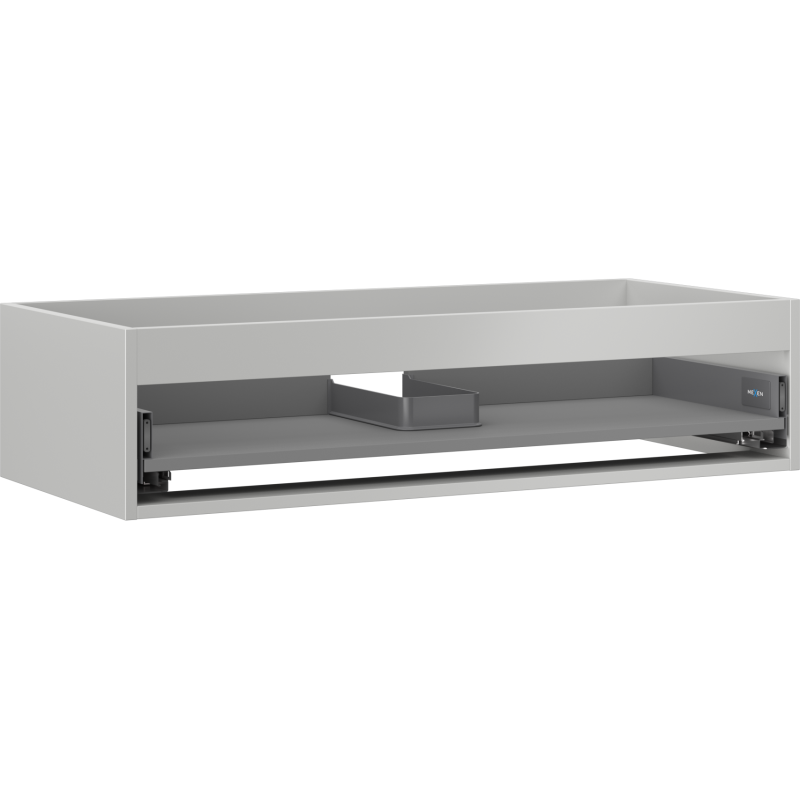 Mexen Box-A praustuvo spintelės korpusas 100 cm, 1 stalčius, pilkas matinis - 91AX0-1000-235-1-62