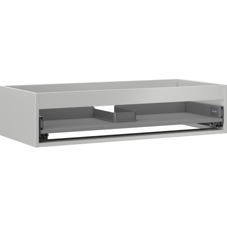 Mexen Box-A praustuvo spintelės korpusas 100 cm, 1 stalčius, pilkas matinis - 91AX0-1000-235-1-62